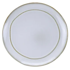 Talerz deserowy ceramiczny beżowy MOLLIS 20 cm