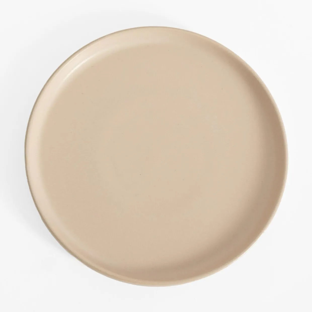 Talerz deserowy kremowy MATTE 20 cm