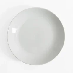 Talerz deserowy porcelanowy biały 19 cm