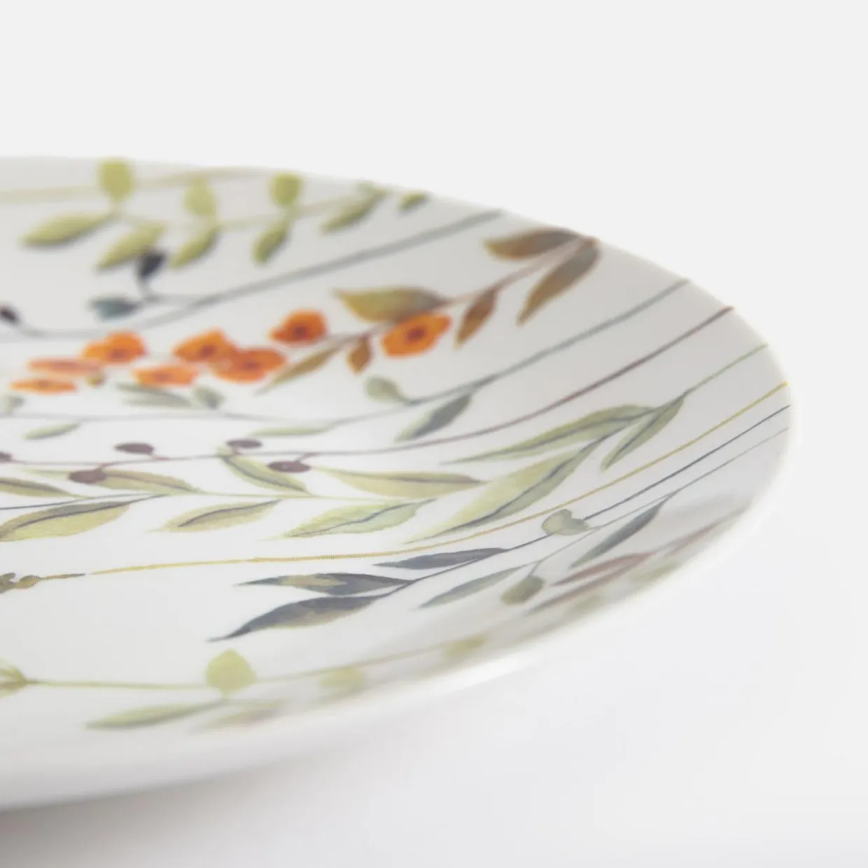 Talerz deserowy porcelanowy wiosenne kwiaty 20 cm
