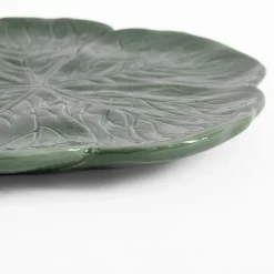 Talerz deserowy zielony KAPUSTA 21 cm