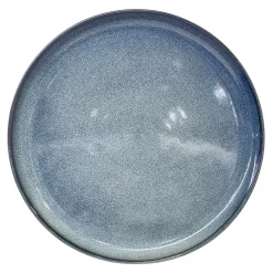 Talerz obiadowy ceramiczny niebieski BALTIC 27 cm