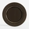 Talerz obiadowy ceramiczny szary RALPH 27 cm
