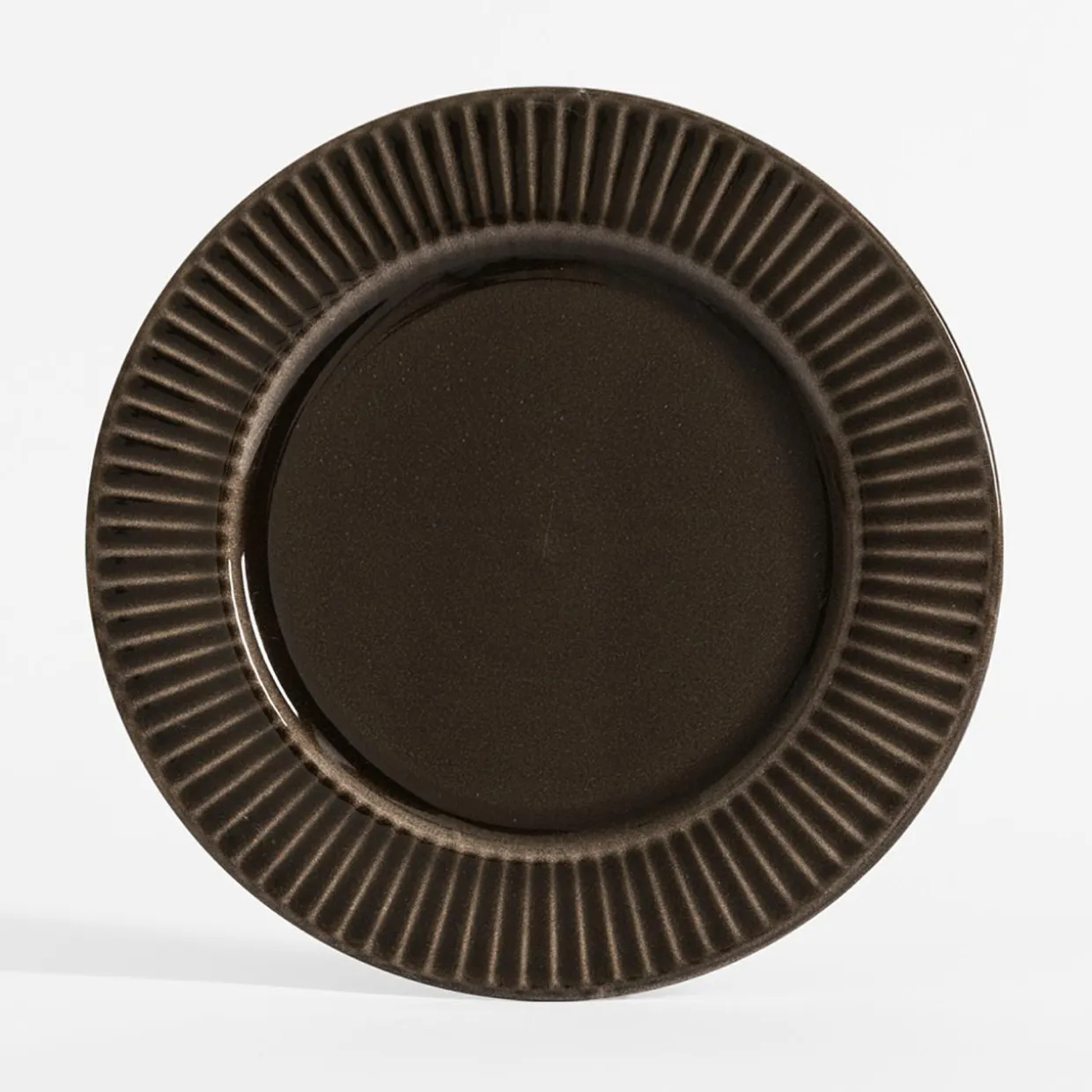 Talerz obiadowy ceramiczny szary RALPH 27 cm