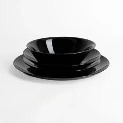 Talerz obiadowy czarny NOIR 26,6 cm