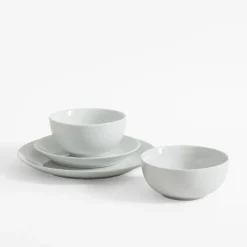 Talerz obiadowy porcelanowy biały 24,8 cm