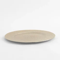 Talerz ozdobny podtalerz srebrny 33 cm
