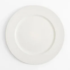 Talerz ozdobny podtalerz biały 33 cm