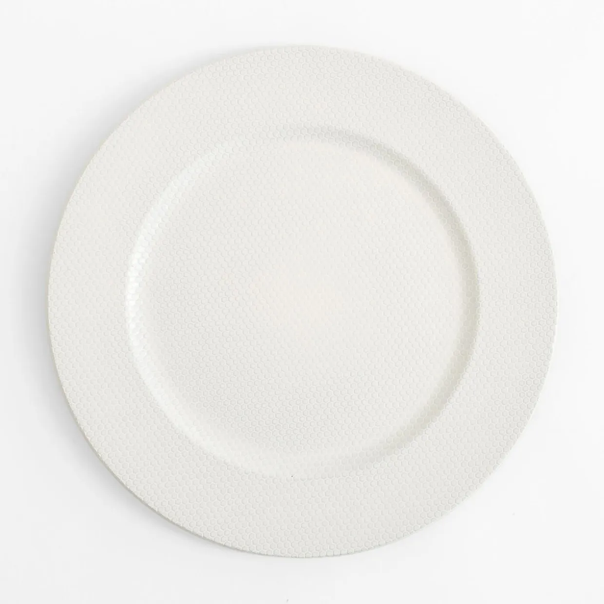 Talerz ozdobny podtalerz biały 33 cm