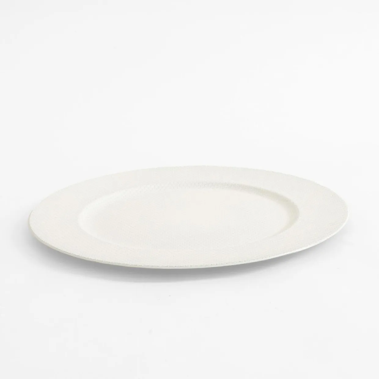 Talerz ozdobny podtalerz biały 33 cm