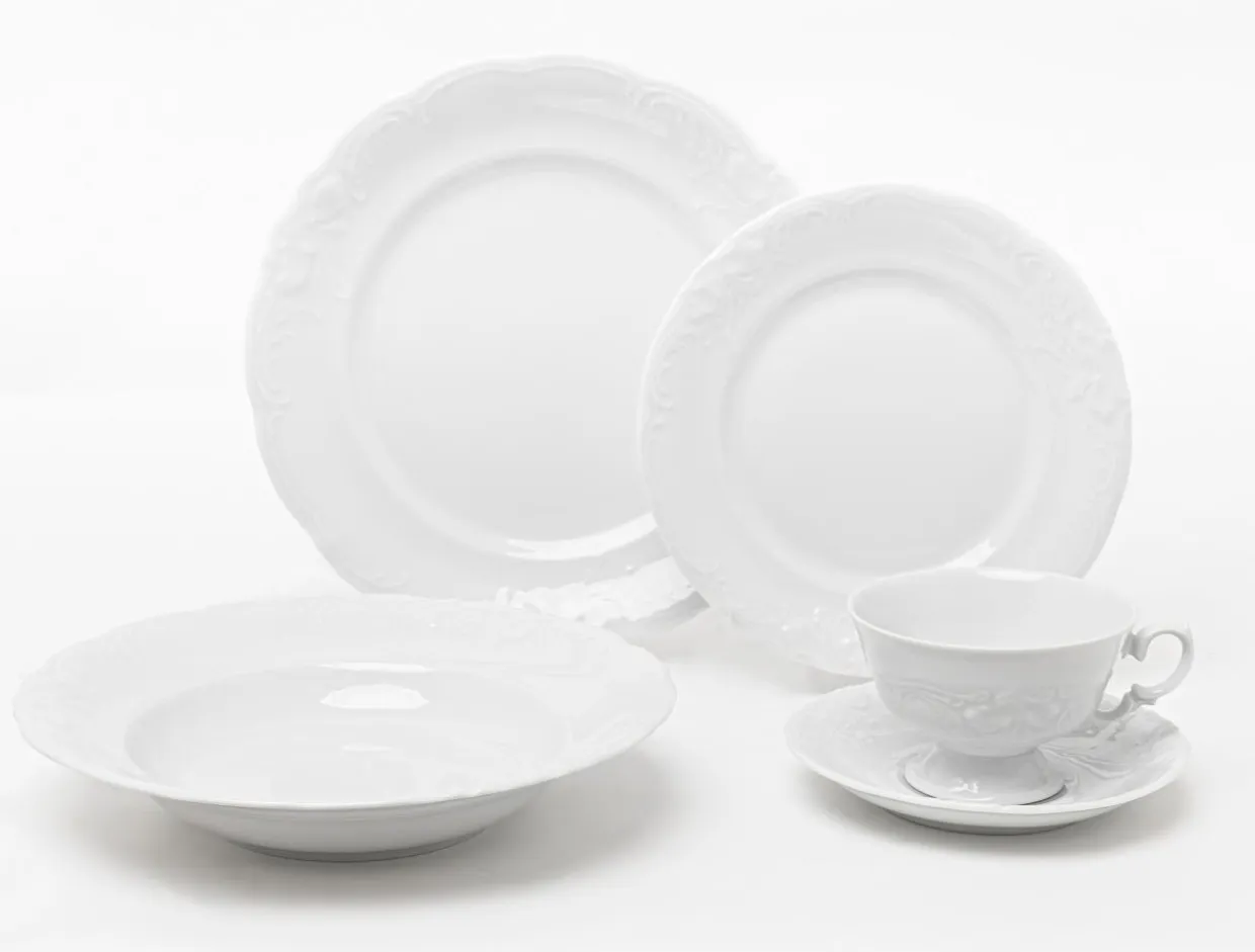Talerz płytki porcelanowy FRYDERYKA 24 cm