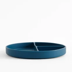 Talerz silikonowy z 3 komorami 20,5 CM MIX