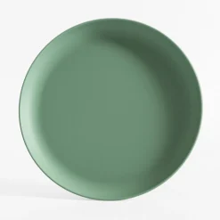 Talerz z melaminy zielony 21 cm
