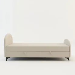 Tapczan młodzieżowy beżowy PING 90x200 cm