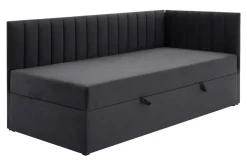 Tapczan narożny tapicerowany KLAUS 90x200 prawy