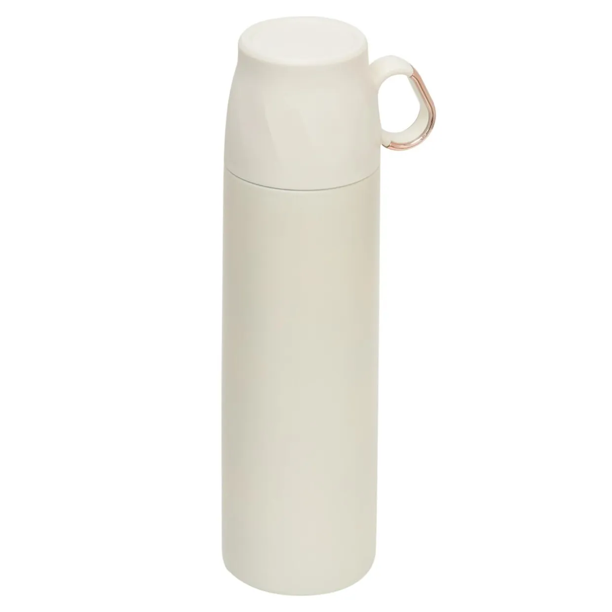Termos z zakrętką w kształcie filiżanki biały 500 ml