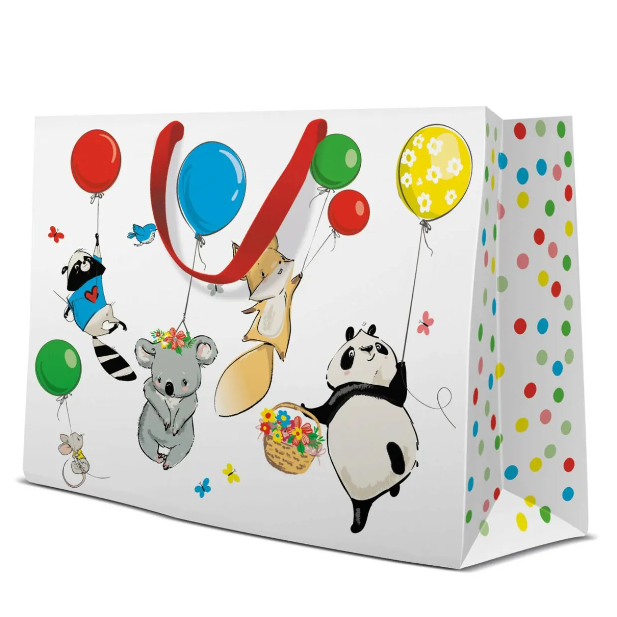 Torba prezentowa ANIMALS PARTY HORIZONTAL 33,5x26,5 cm