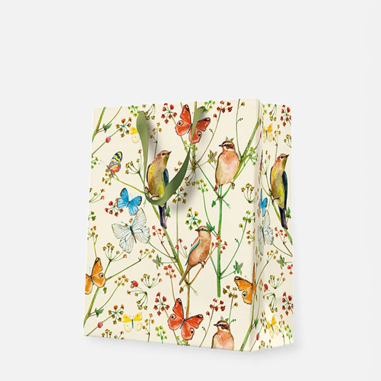 Torba prezentowa M BIRDS AND BUTTERFLIES 20x25 cm