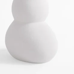 Wazon bałwanek biały 24,2 cm