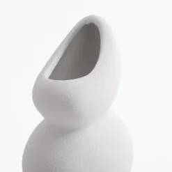 Wazon bałwanek biały 24,2 cm