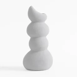 Wazon bałwanek szary 24,2 cm
