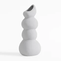 Wazon bałwanek szary 24,2 cm