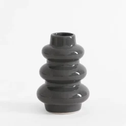 Wazon bałwanek szary 12 cm