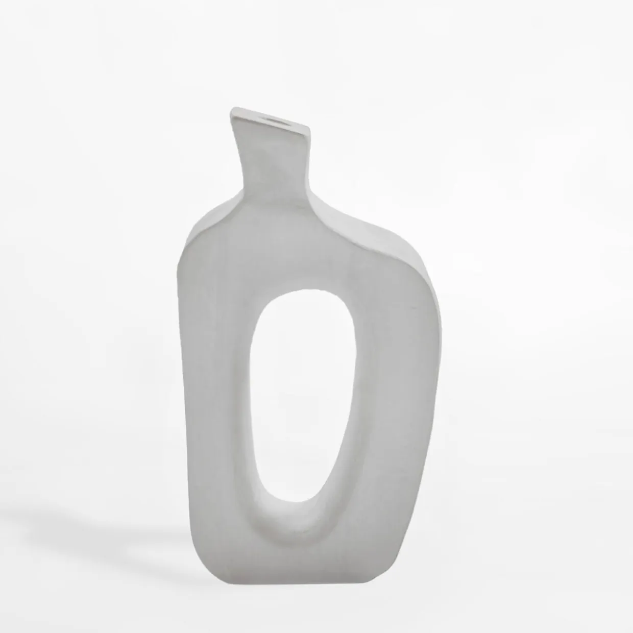 Wazon biały z dziurką 29 cm