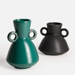 Wazon ceramiczny zielony 20 cm