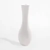 Wazon drewniany biały 44 cm