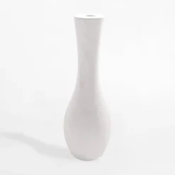 Wazon drewniany biały 44 cm
