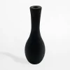 Wazon drewniany czarny 38 cm