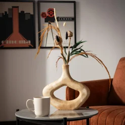 Wazon drewniany z dziurką 28 cm