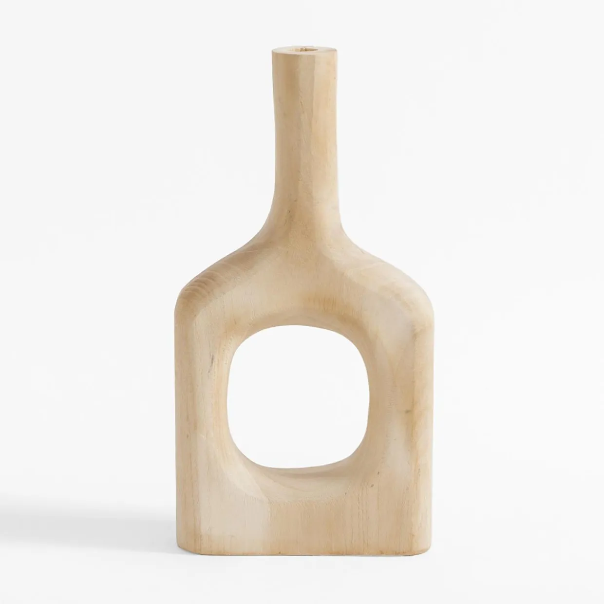 Wazon drewniany z dziurką 35 cm
