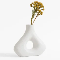 Wazon geometryczny biały 20 cm