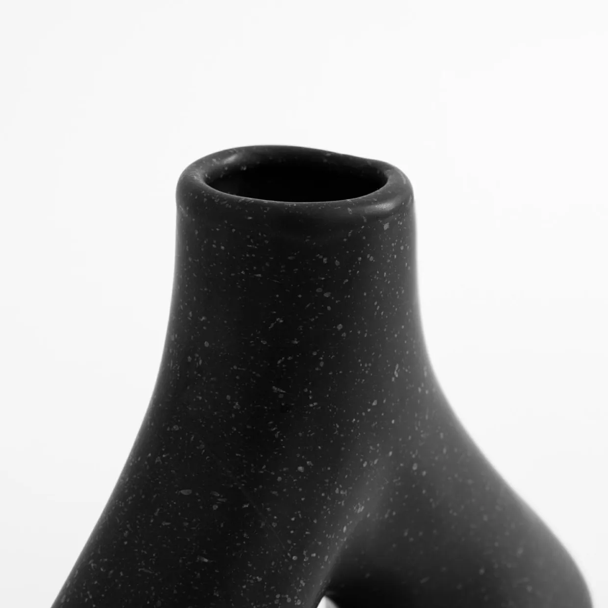 Wazon geometryczny czarny 20 cm