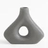 Wazon geometryczny szary 20 cm