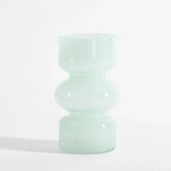 Wazon geometryczny zielony 18 cm