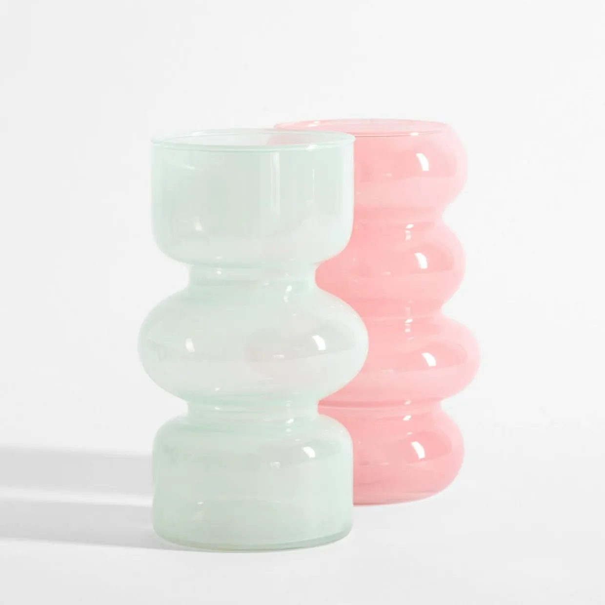 Wazon geometryczny zielony 18 cm