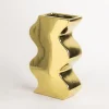Wazon geometryczny złoty 25 cm