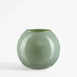 Wazon jasnozielony KULA 17 cm