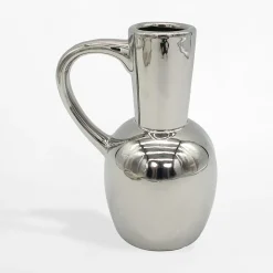 Wazon klasyczny srebrny 14,5 cm