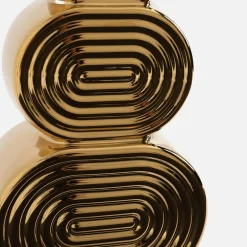 Wazon modernistyczny złoty 30 cm