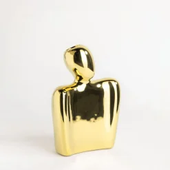 Wazon na kwiaty złoty 20 cm