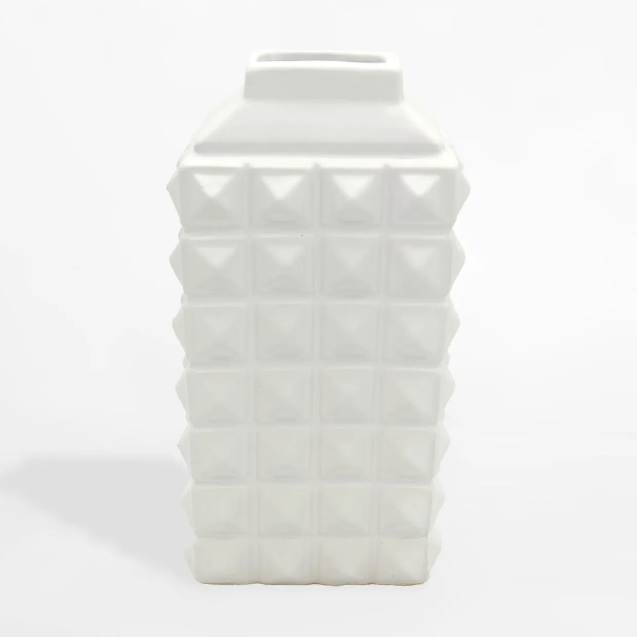 Wazon nowoczesny biały 30 cm
