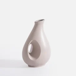 Wazon nowoczesny szary 20 cm