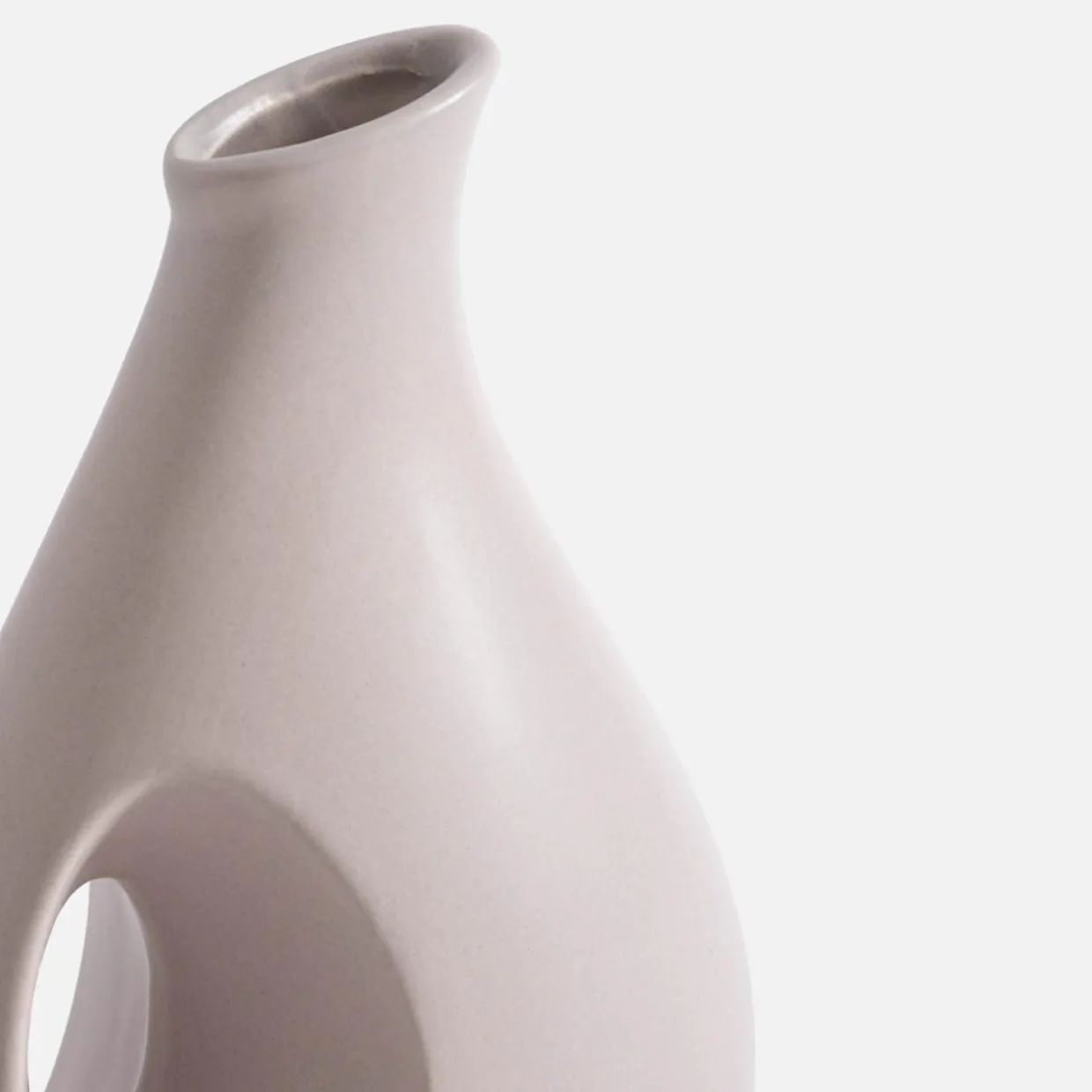 Wazon nowoczesny szary 20 cm