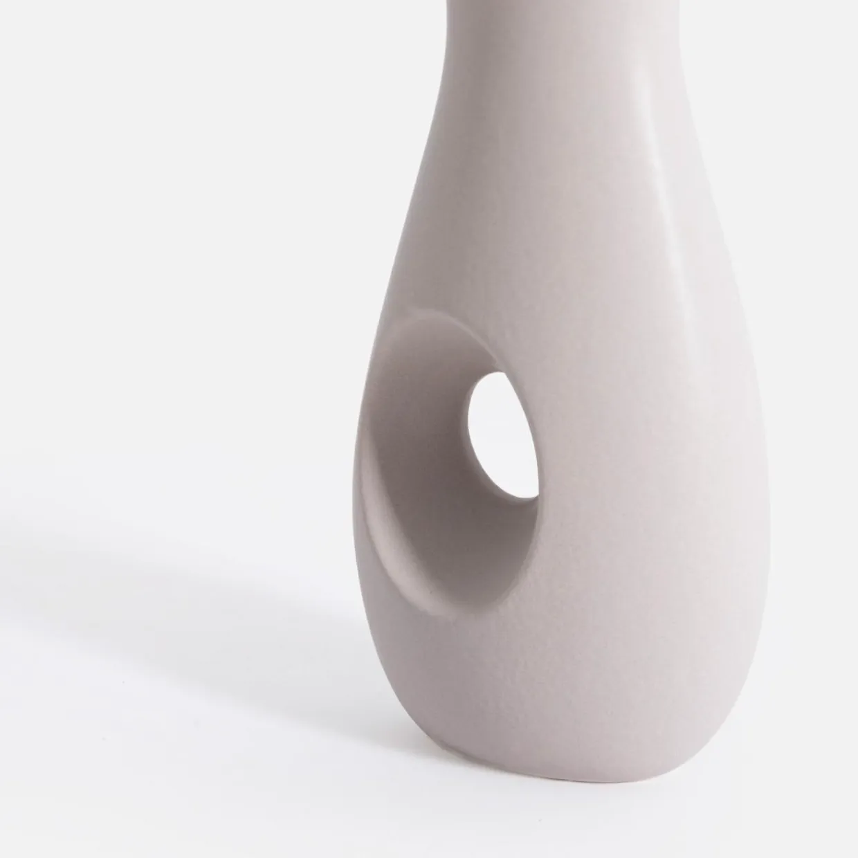 Wazon nowoczesny szary 24,5 cm