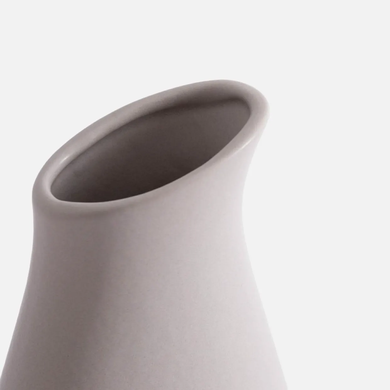 Wazon nowoczesny szary 24,5 cm
