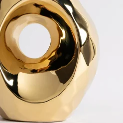 Wazon nowoczesny złoty 25,5 cm